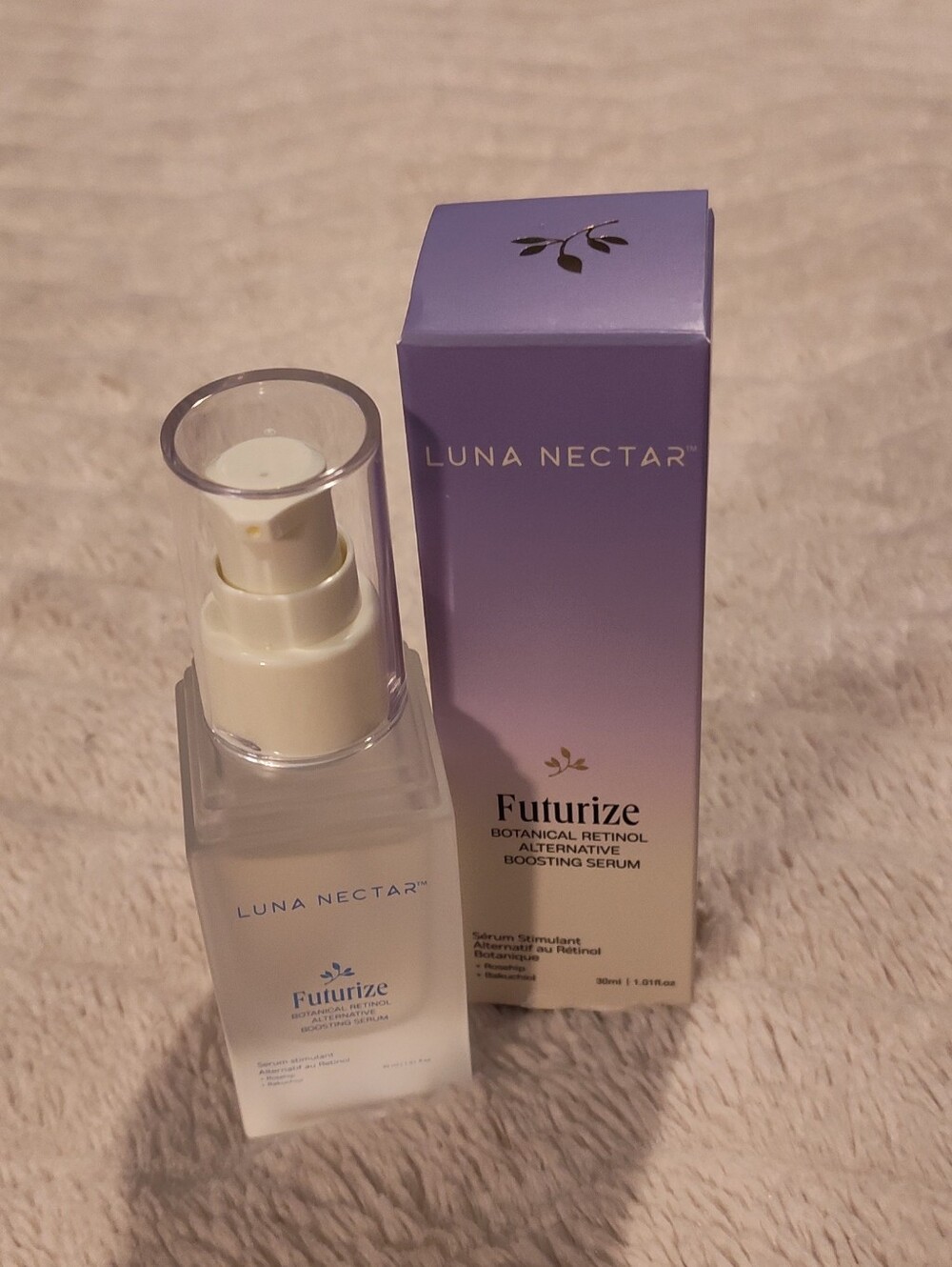 NWT! LUNA NECTAR Futurize Botanical Retinol Alternative Serum - 1.01oz